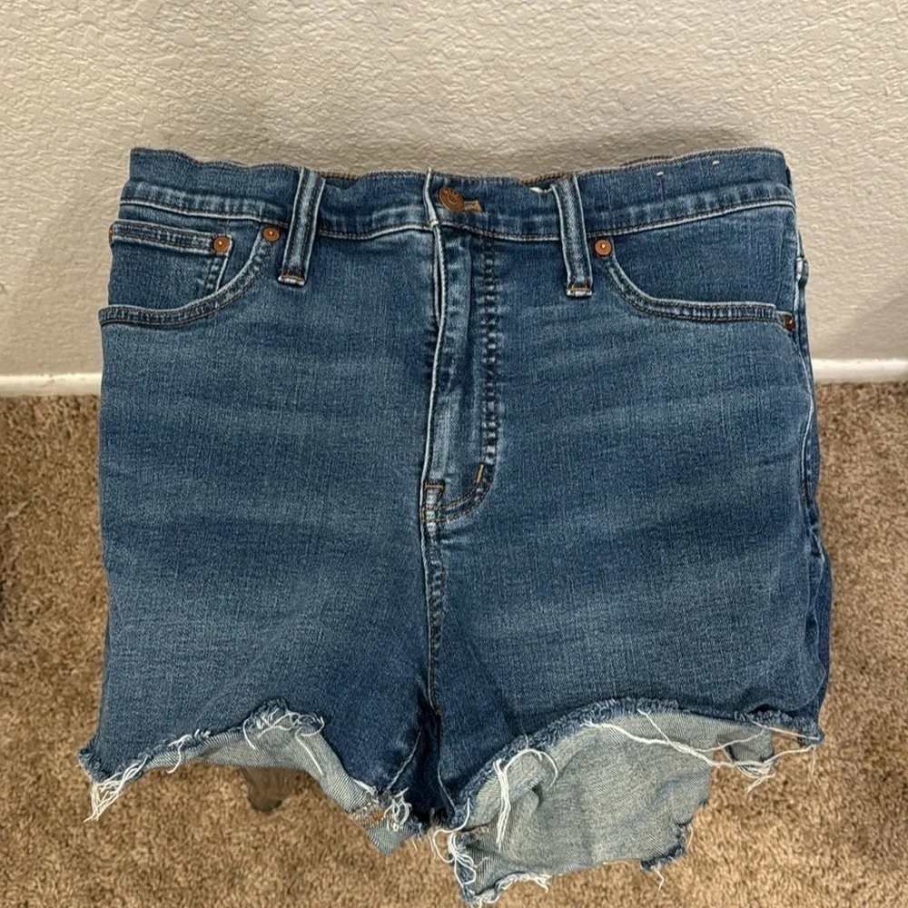 Madewell High Rise Denim Shorts Size 31 - Picture 2 of 5